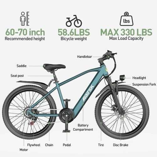 Aairsk gt300 fat tire - 26",