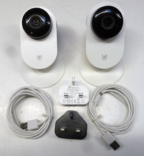 YI Home 1080p Wireless Smart Security Camera System White there are 2  see pix