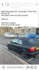 Car, VW golf mk3 1998 1.8l