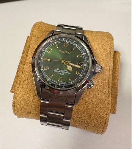 Excellent seiko alpinist green - excellent,