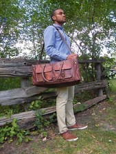 Vintage Large Men Leather