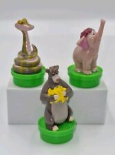 Jungle Book Topper Figures X3 Classic Disney 2.5" Vintage Plastic Figurines