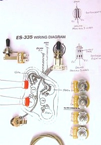 Wiring kit for gibson 335 - wiring,