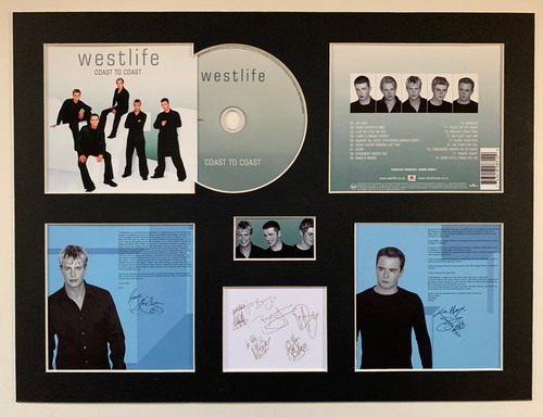 Westlife signed autographed - westlife,