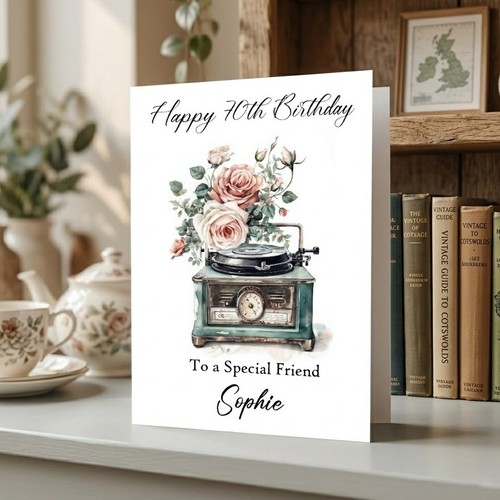 Personalised birthday card - personalised,