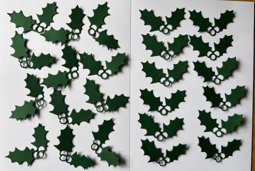 Xmas die cut shapes - 24, for