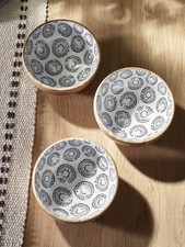 Next Mango Indian Woodblock Pattern Dipper Bowls Set Of 3