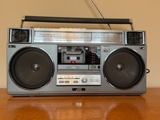 JVC RC-M50 Boombox. Radio Cassette. Serviced New belts etc. Music Scan VGC!