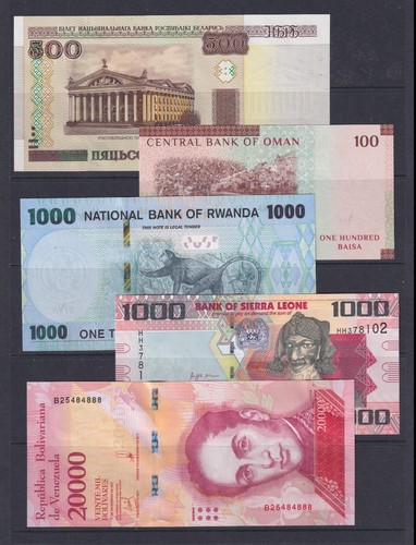 Worldwide aunc unc banknotes - worldwide,