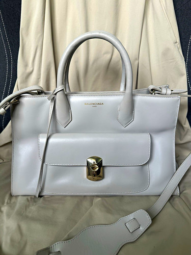 Balenciaga grey leather - balenciaga,