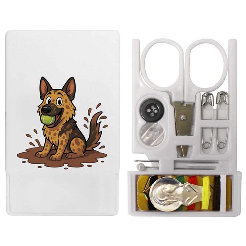 Muddy german shepherd mini - 'muddy, shepherd'