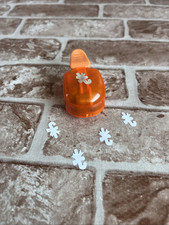 Rare EK SUCCESS small thumb punch - Candy Cane & Ribbon cutter