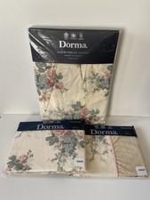 Dorma Chestnut Hill Floral Luxury Percale Double Ruched Valance & 2 Pillowcases