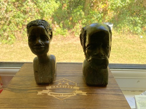 Pair vintage african - of, tribal