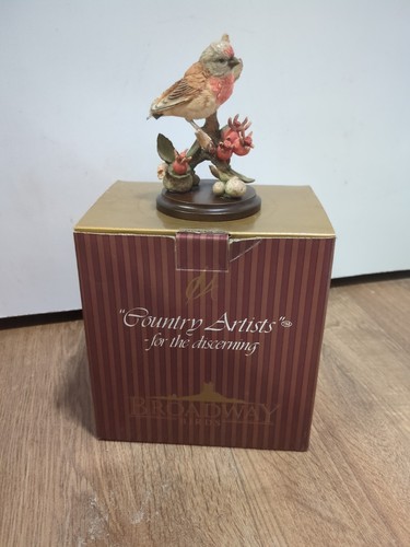 Linnet with rose country - with,