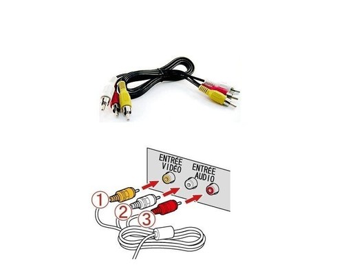 Rca audio video triple - video, av