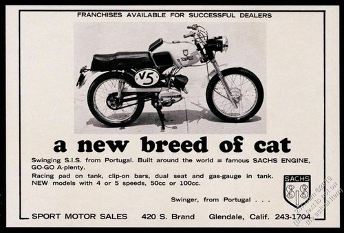 1965 sachs motorcycle - 1965,