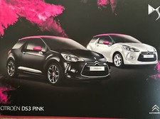 Citroen DS3 Pink 6 Page Original Car Sales Info Brochure December 2013