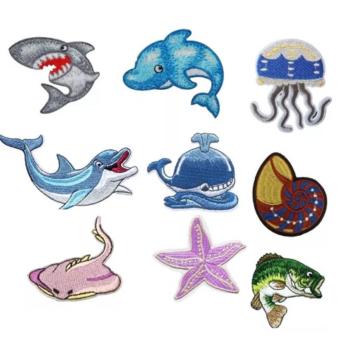 Marine sea dolphin shark - sea, fish