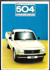 Peugeot 504 Pick-Up 1988-89 UK