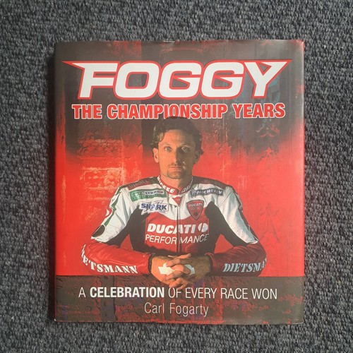 Carl fogarty signed foggy the - carl,
