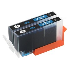 2 Cyan Ink Cartridges for HP