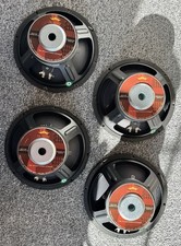 Set of 4 x Eminence / Ampeg 86-510-04 10” 4 Ohm Speakers – 3 Working, 1 Faulty