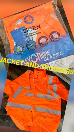Mens orange vis cargo work - mens,