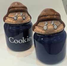 Wade England Tetley Tea Gaffer Ceramic Cookie Jar & Limited Edition Jar + Teapot