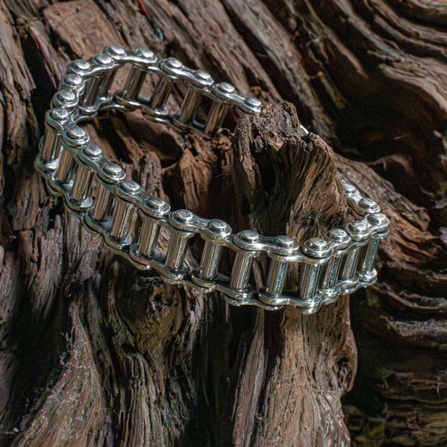 18mm bike chain bracelet 925 - 18mm, .925
