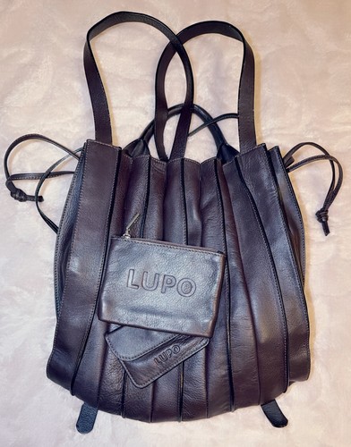 Lupo pleated handbag - g,