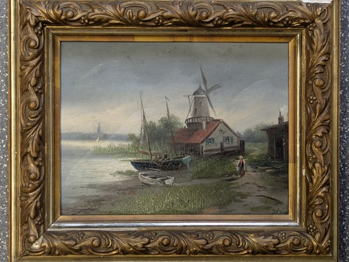 Antique original dutch school - antique,