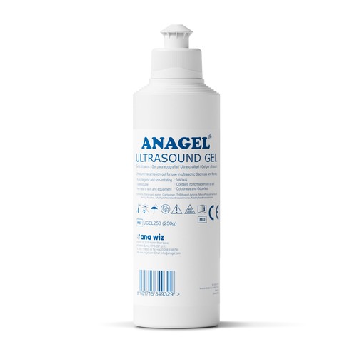 Anagel ultrasound gel bottle - anagel,