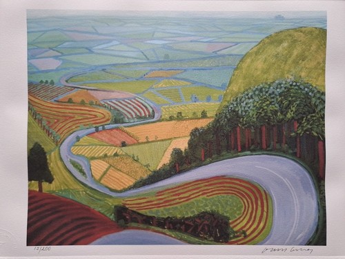 David hockney signed - hockney,