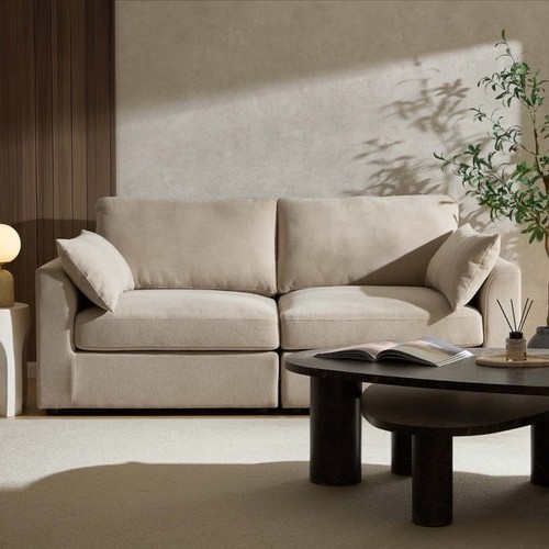 Beige sofa dusk - sofa, miami