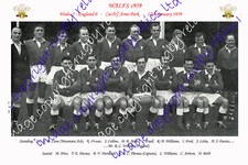 WALES 1959 RUGBY TEAM PHOTOGRAPH (v England) 