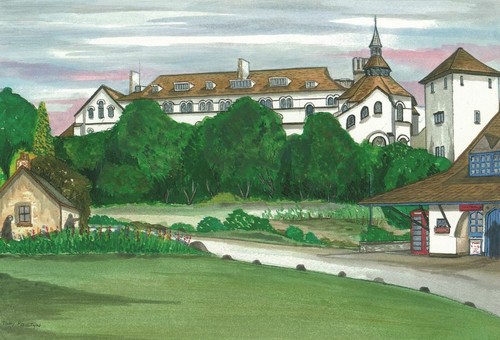 Caldey island greetings card - caldey,