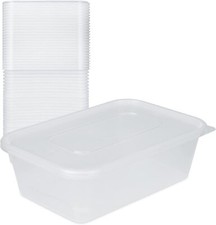 650ml Clear Plastic Food