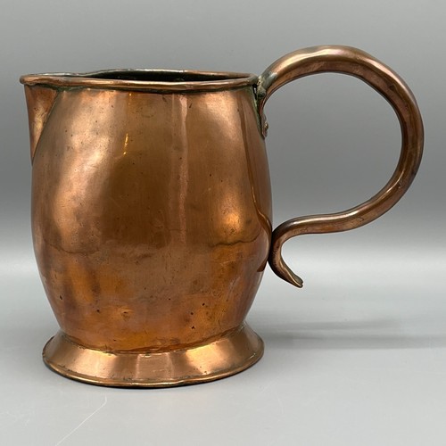 Antique georgian copper jug - antique,
