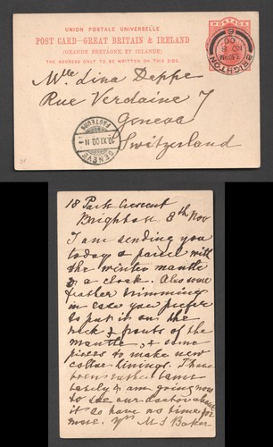 Queen victoria postal - victoria, 1d