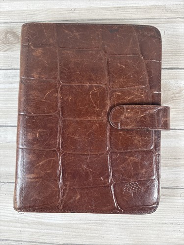 Mulberry brown croc leather - brown,