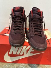 Nike Dunk Sky Hi Essential, Burgundy, UK 8, Wedge Trainers – Excellent Condition