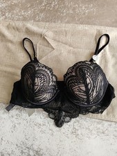 Womans Black/Nude Bra 38B