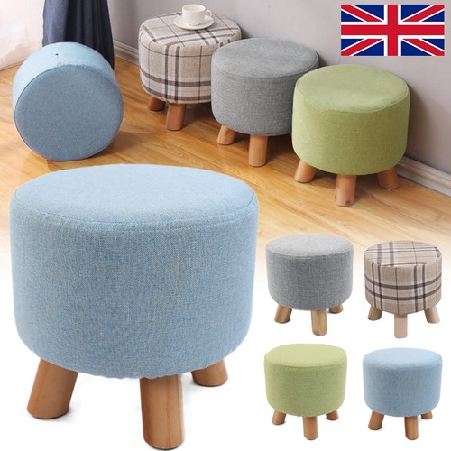 Small wooden footstool - small,