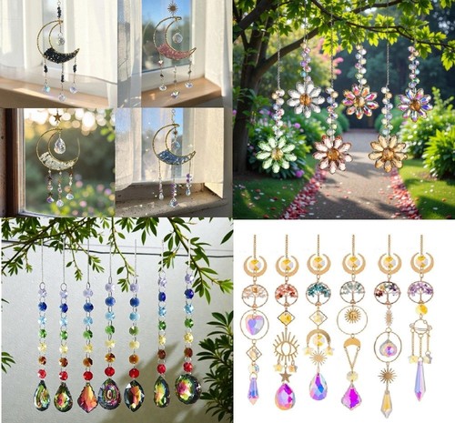 Crystal hanging natural stone - natural,
