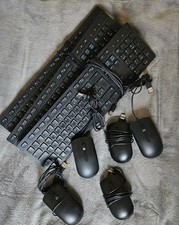 Dell USB QWERTY UK keyboard x3