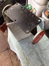 Vintage BMW R50 R65 Motorcycle Reflectors and Mount Bracket