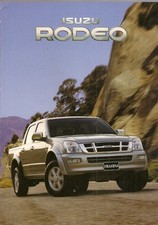 Isuzu Rodeo Pick-Up 2003-05 UK Market Sales Brochure Single Double Cab 2WD 4WD