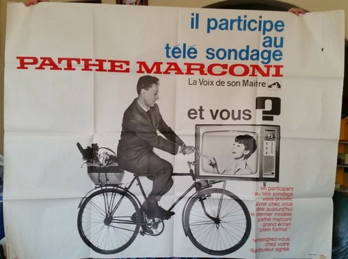 Huge advertising poster for