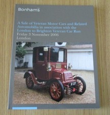 Bonhams Catalogue Veteran